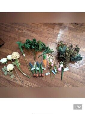 Artificial Flowers Plants & Greenery, Floral Arrangements Wreaths Arts Craft New